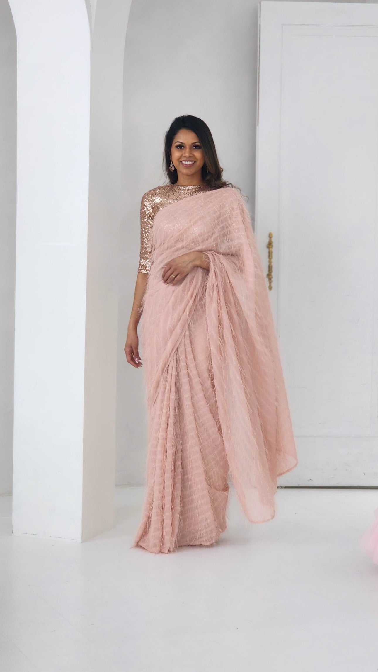 The Pink Diamond Saree