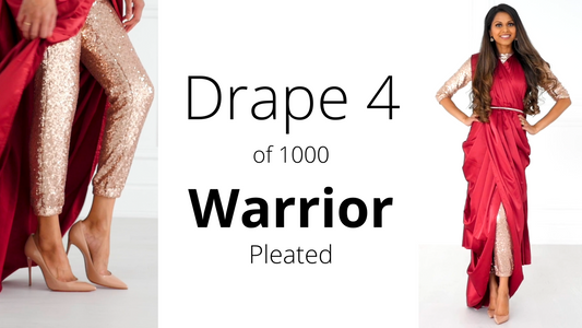 2026 Guide: How To Drape A Saree | The Warrior Drape (Pleated)