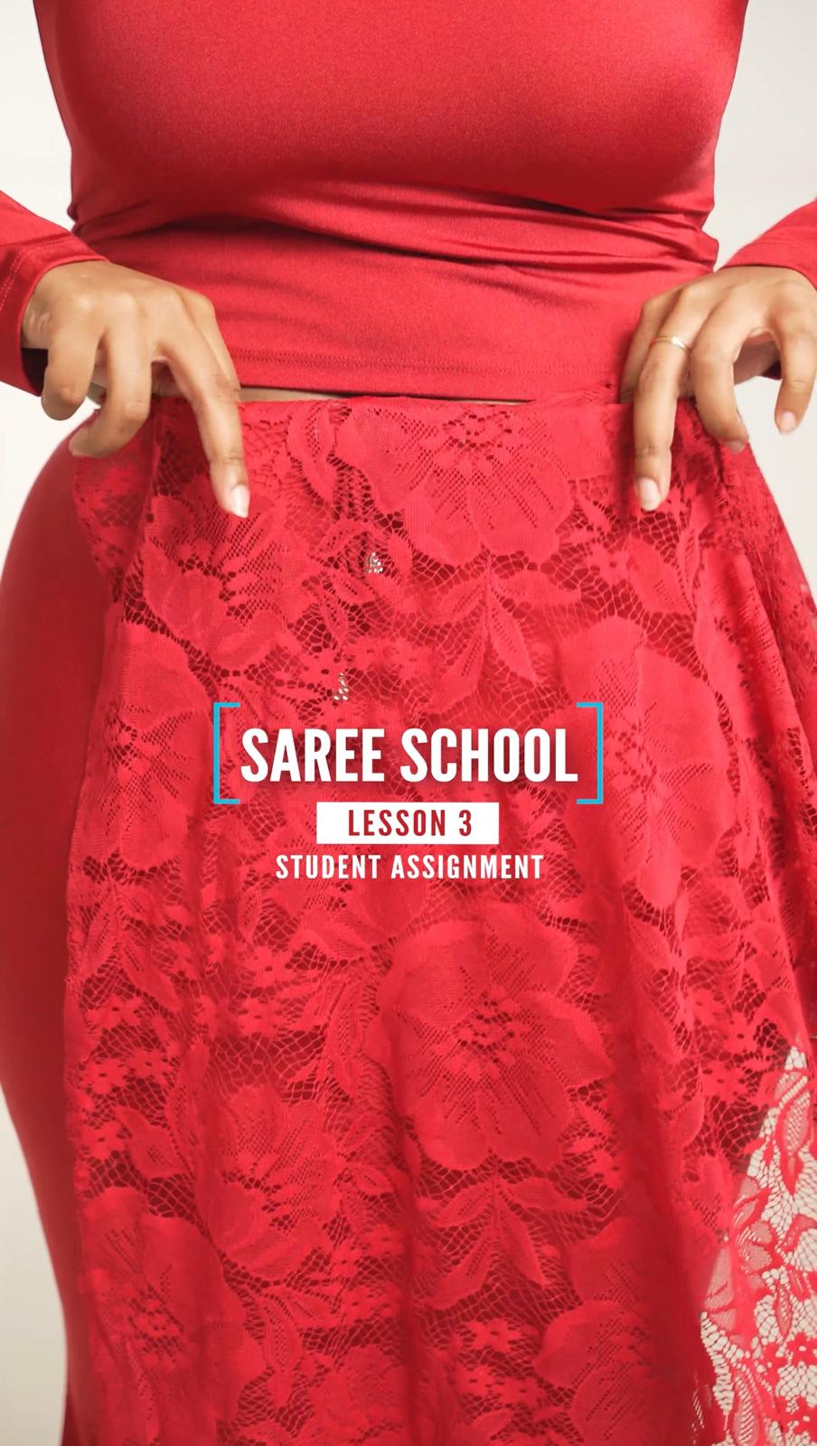 Student Assignment - Saree School Lesson 3 | Top Saree Hacks for 2026