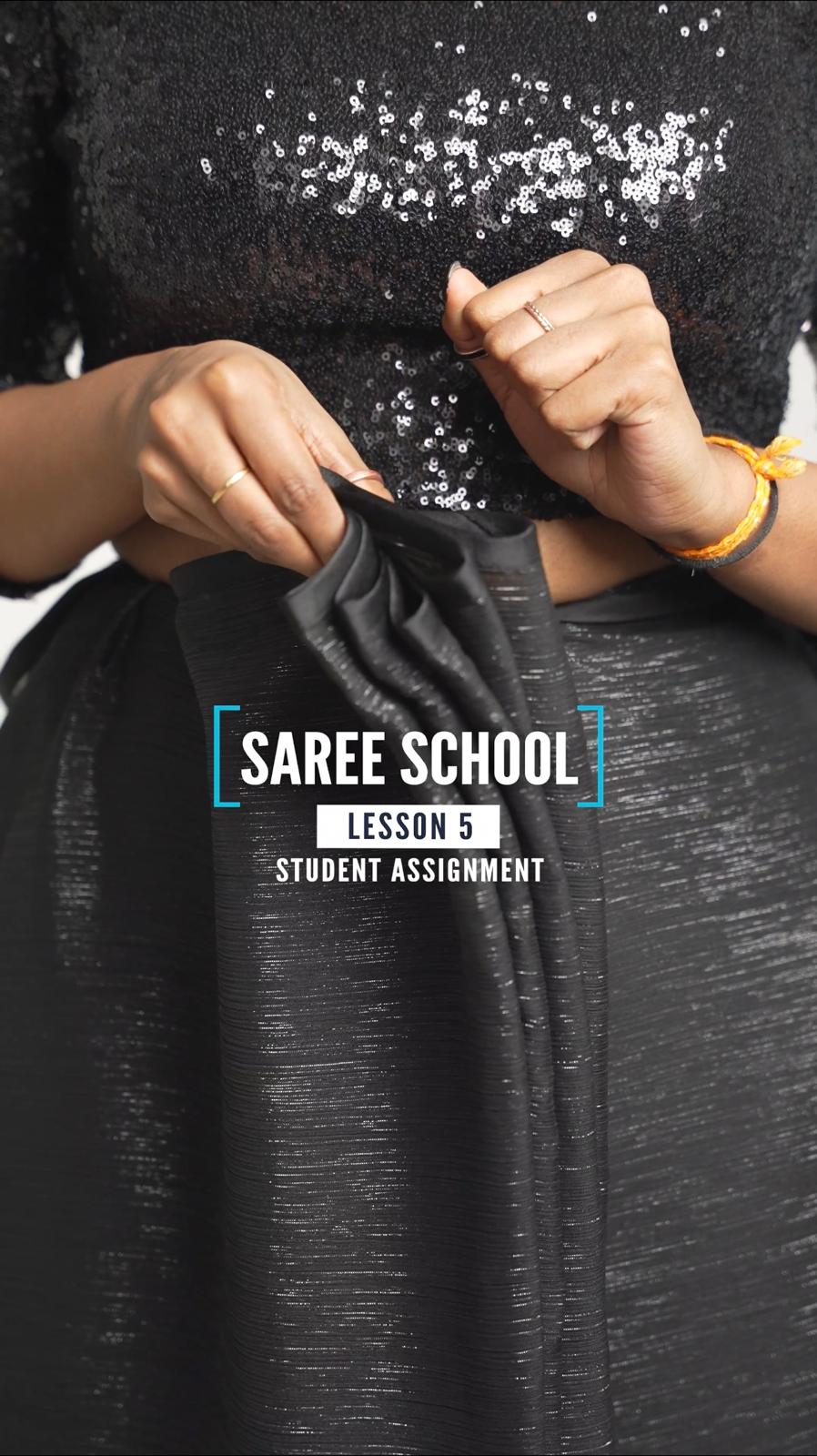 Student Assignment - Saree School Lesson 5 | Top Saree Hacks for 2026