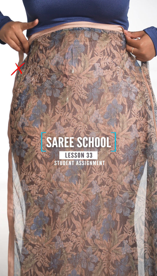 Student Assignment - Saree School Lesson 33 | Top Saree Hacks for 2026
