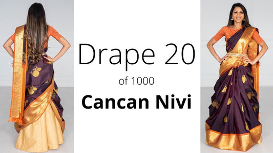 2026 Guide: How To Drape A Saree | The Cancan Nivi Drape