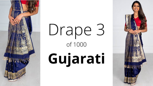 How To Drape A Saree | The Gujarati Drape