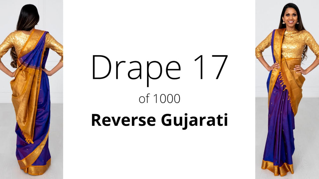 2026 Guide: How To Drape A Saree | The Reverse Gujarati Drape