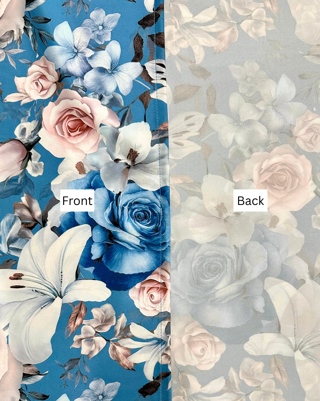 The Cerulean Petals Saree