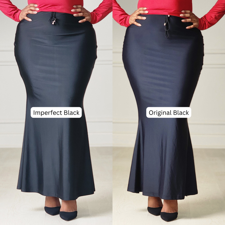 Imperfect 38" Black Saree Silhouette™