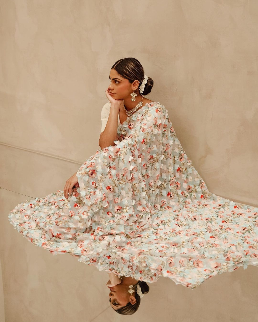 The Secret Garden Saree