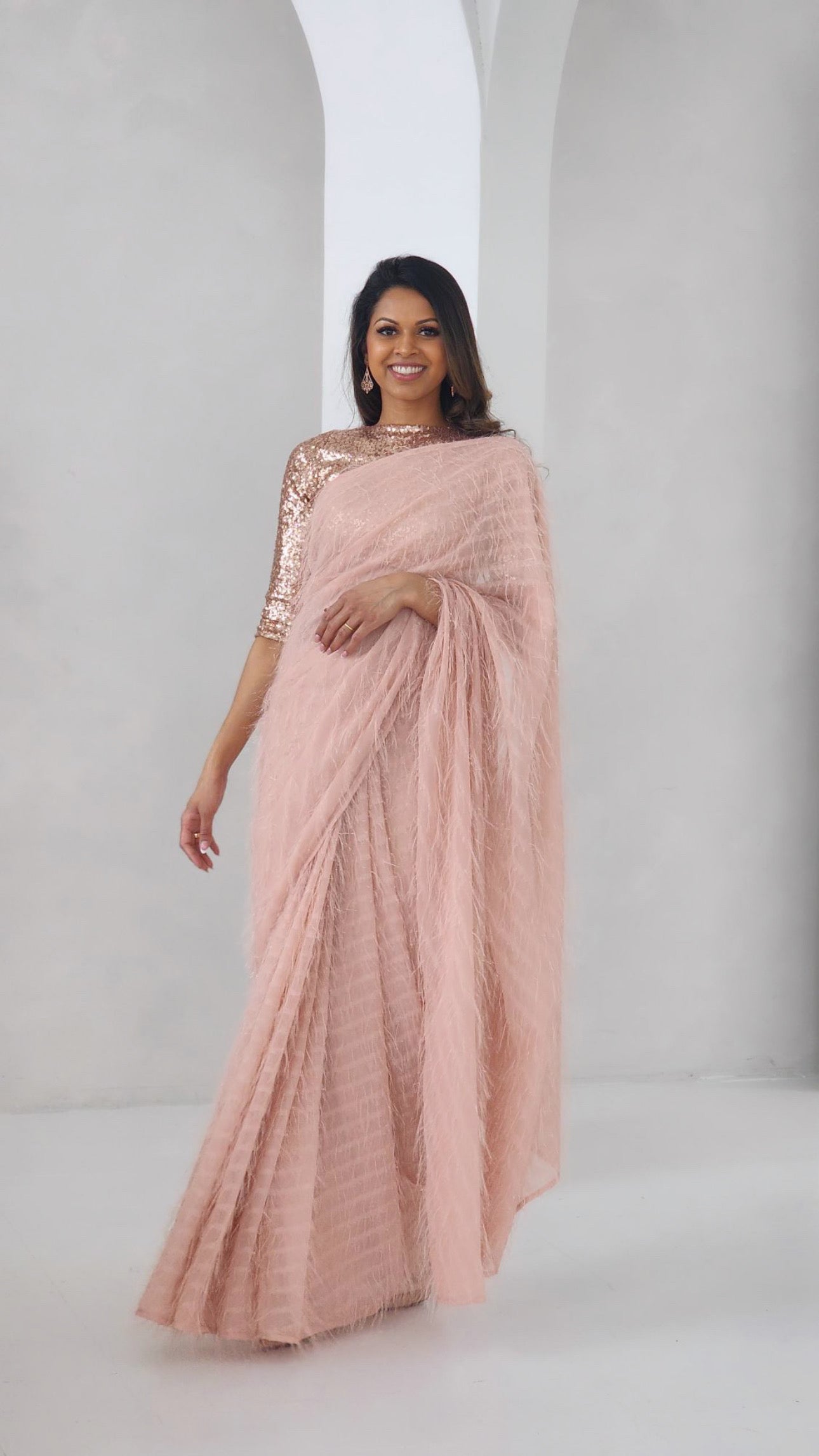 The Pink Diamond Saree