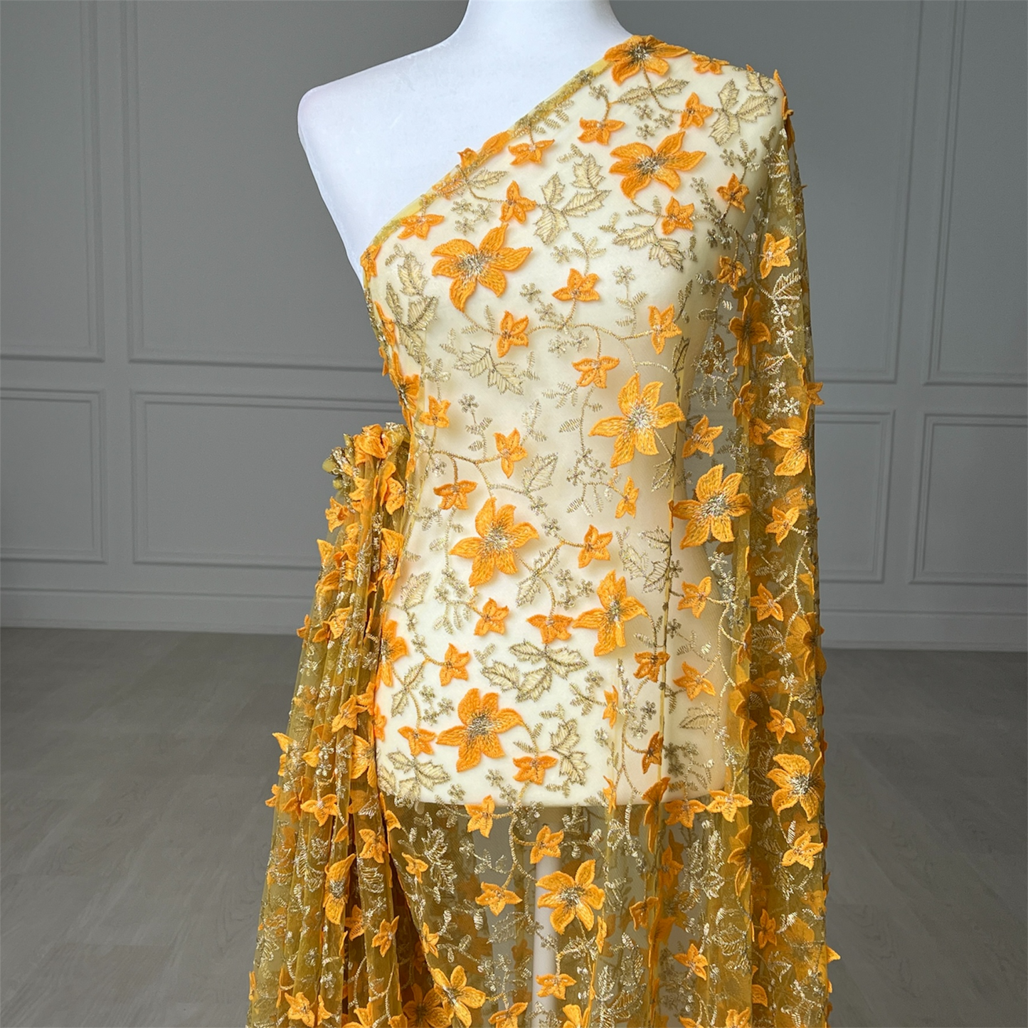 The Tangerine Saree