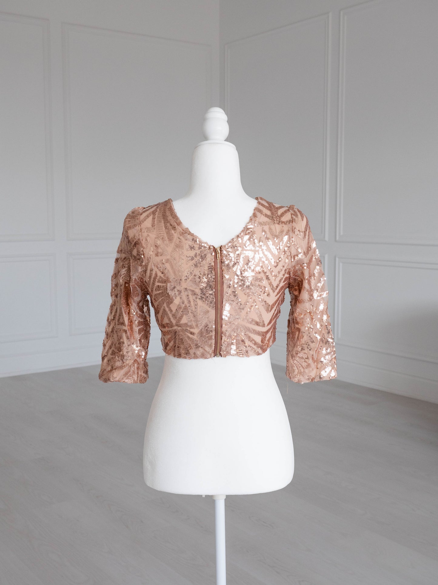 Rose Gold Phoenix Crop Top